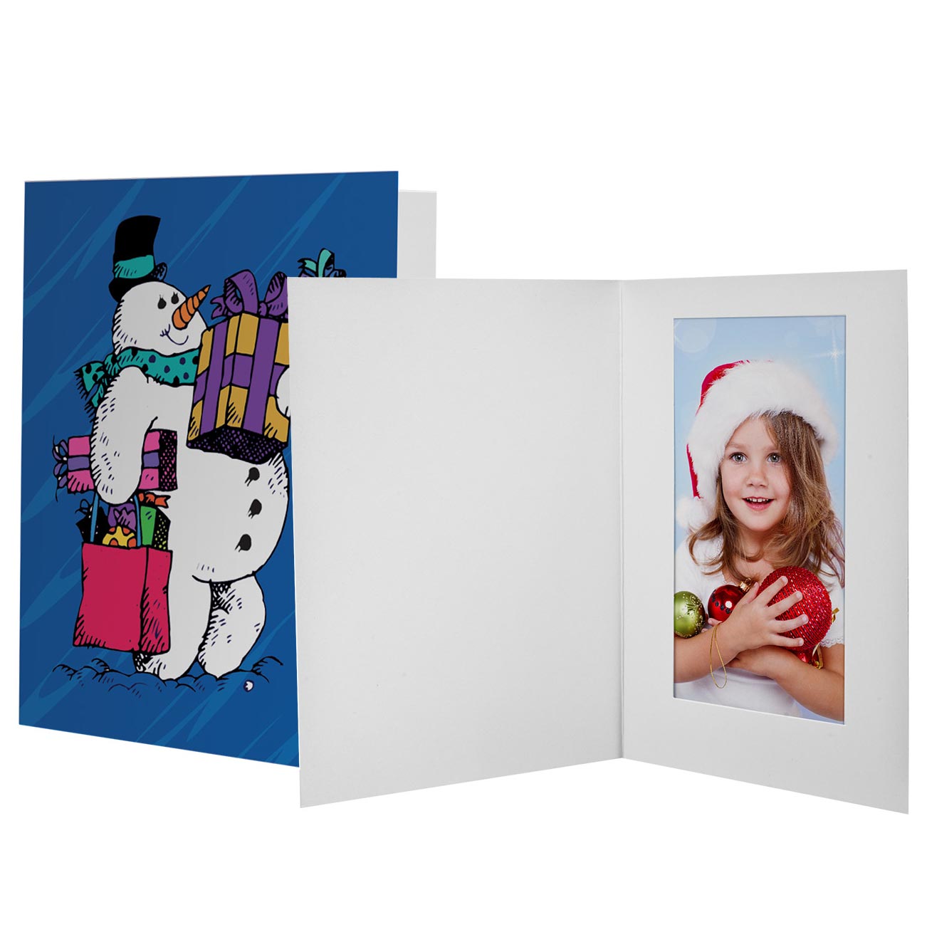 Snowman Photo Folders - 4x6