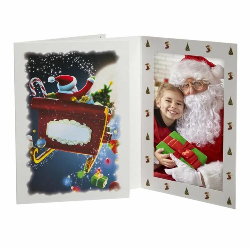 4x6 TAP Santa Sleigh Photo Folders