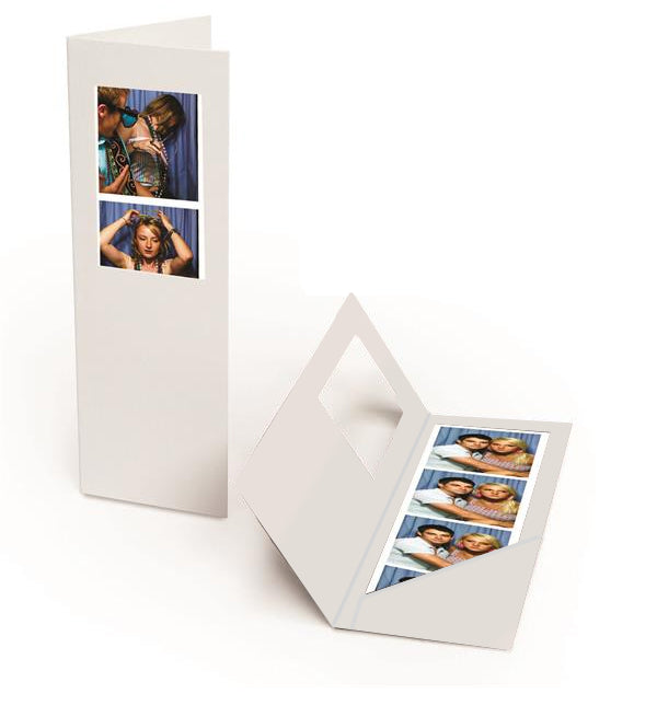 TAP White 2x6 Photo Booth Photo Folders
