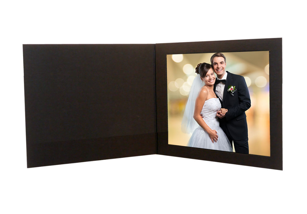 Black Cardboard Event Photo Folders | Size 4x6 5x7 8x10 6x4 7x5 ...