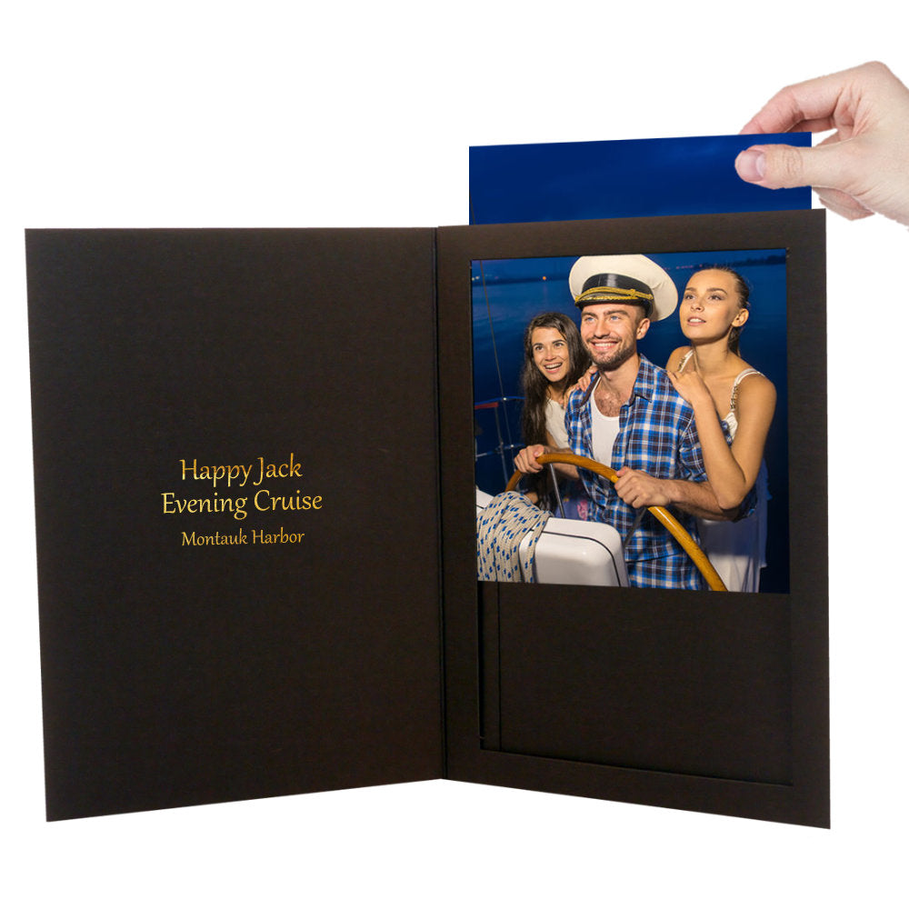 Custom Foil Text Set-Up for Photo Folders