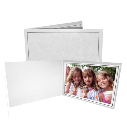 6x4 Traditional Grey Cardboard Photo Folder