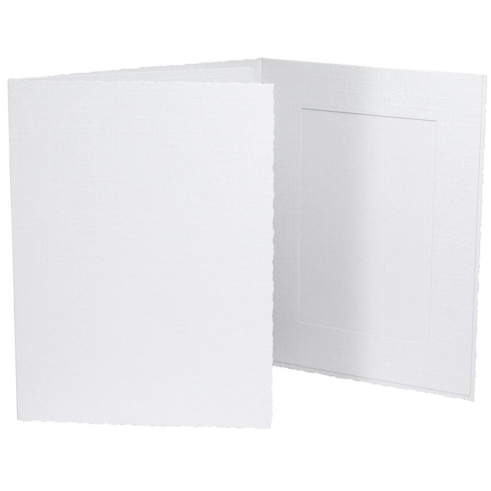 Imperial White Photo Folders